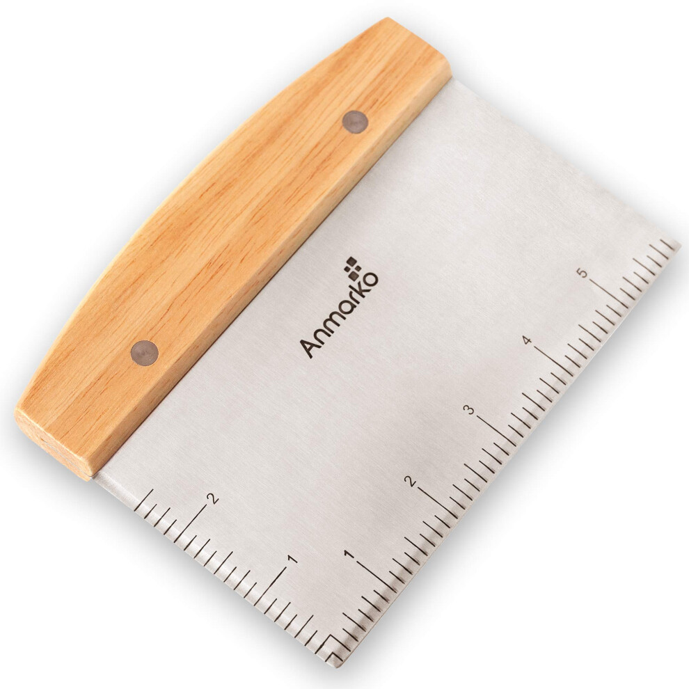 Stainless Steel Metal Griddle Scraper Chopper - Great As Dough Cutter For Bread And Pizza Dough - Multipurpose Kitchen Utensil For Flat Top Griddle - 47383029