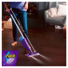 Flash Power Spray Mop Floor Cleaner Starter Kit 1 Washable 2 Disposab