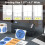 JADENS Bluetooth Thermal Label Printer, 4x6 Shipping Label Printer, 5