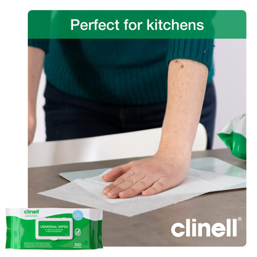 Clinell Clinell Universal Cleaning and Disinfectant Wipes for Surfaces - Pack 2
