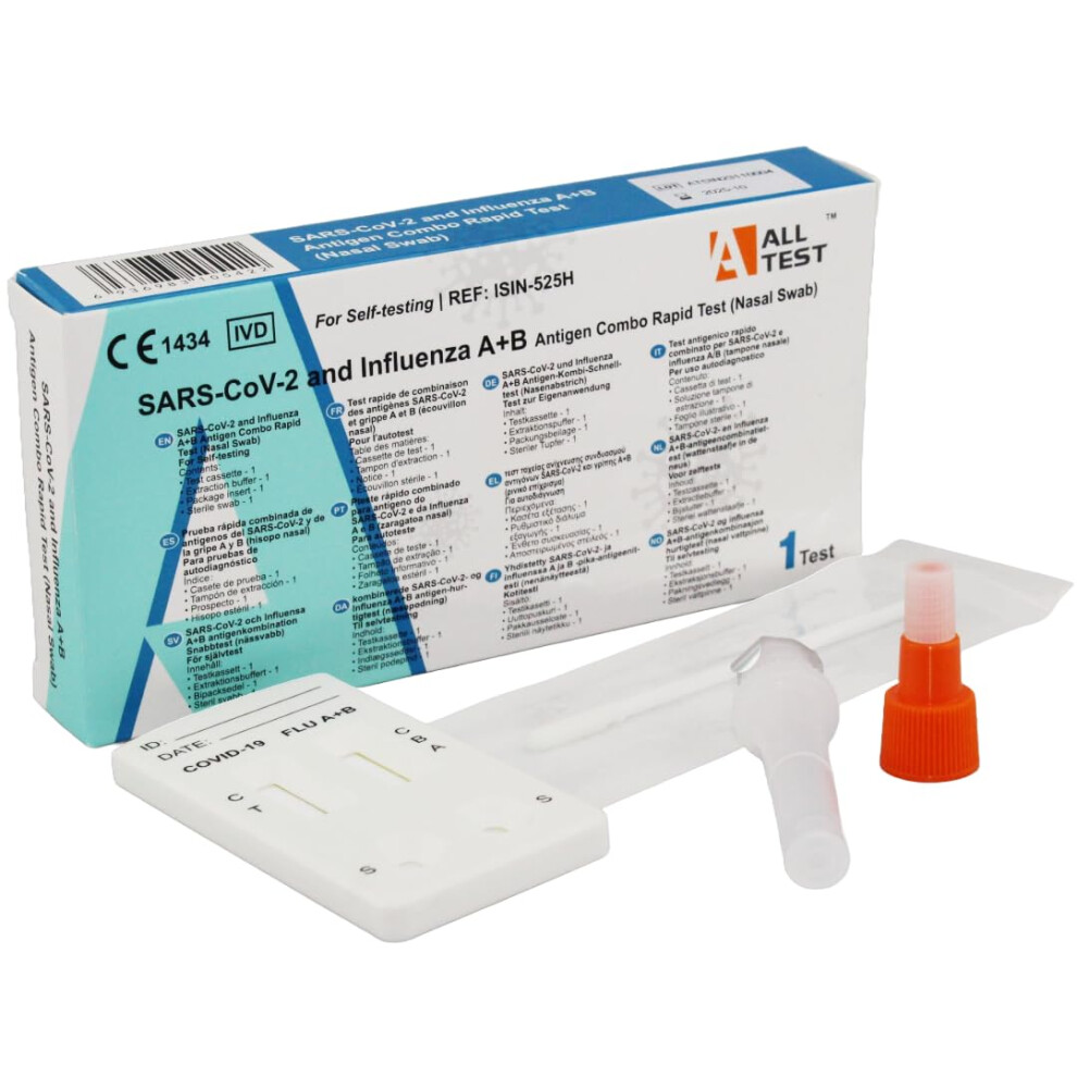 Alltest Sars-Cov-2 And Influenza A+B Antigen Combo Rapid Test (Nasal Swab)