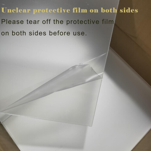 50cm x 90cm x 5mm Clear Acrylic Sheets, 5mm Thick Clear Plexiglass 2
