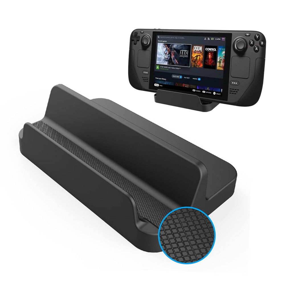 Stand And Dock With Antislip Base, Heat Dissipation, Charging, Travelfriendly For Steam Deck Black 9044945425567