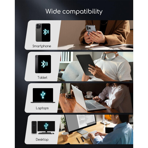 Portable Thermal Printer A4 Inkless Wireless Bluetooth Compatible with iOS, Andr 1