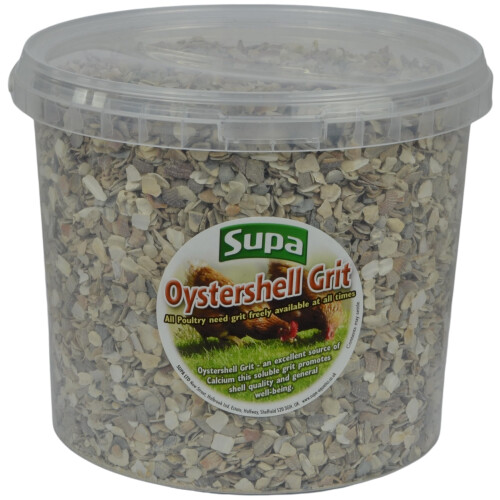Supa Supa Poultry Oyster Shell Grit for Chickens, 3 kg, an Excellent 2