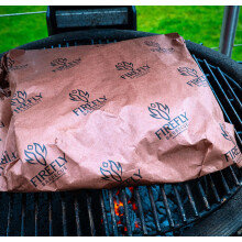 Firefly Barbecue Pink Butcher Paper Roll for BBQ Smoking & Baking - 24" x 5m FDA-Compliant Moisture-Resistant Wrap - Professional-Grade Meat Smoking