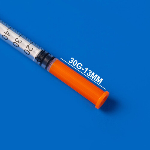 100pcs/pack, 1ml Dispensing Measuring Tool with 30G (13mm long), Multiple Uses Laboratory Accessories, Individually Wrapped 1