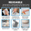 100 Sheets Newspaper Offcuts Packing Paper for Moving Box Filling, 5