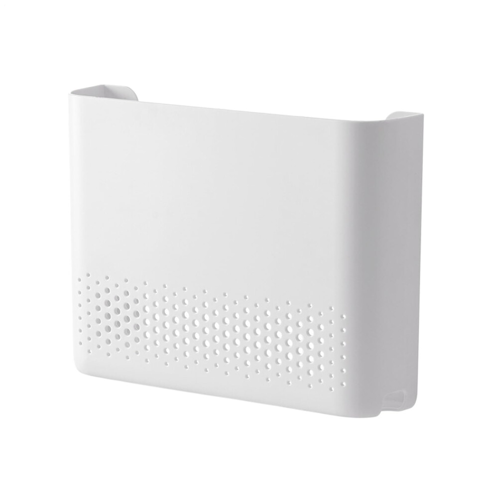 Wifi Router Storage Box Wall Mount Holder With Cable Management Ventilated Dustproof Design 9070919977756