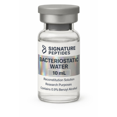 Bacteriostatic Water - 10 ml - Reconstitution Solution - Signature Peptides
