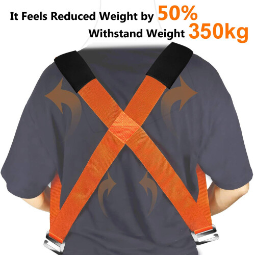 Lifting Straps for Movers, ZIZINET Moving Strap Load Capacity 150 kg 2