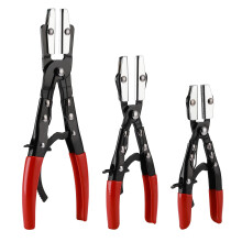 Automatic Locking Ratcheting Hose Pinch Off Pliers Set, 3 Sizes for Automotive and Plumbing