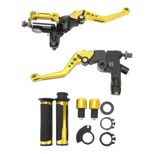Gold 22mm Motorcycle Brake Master Cylinder Lever 1