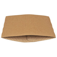 ABENA Cup Sleeves | Pack of 100 Sleeves for Takeaway Cups | Suitable for 12oz Coffee Cups to 16oz Coffee Cups | Suitable to be Used with Cardboard Cu
