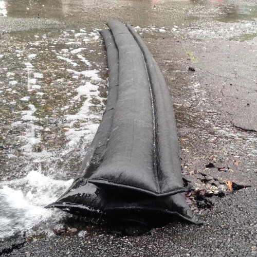 Quick Dam QD610-1 Water-Activated Flood Barrier-1 Pack, 10-ft, Black 1