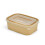 London Coffee Cups 750ml Kraft Rectangular Food Prep Containers with Lids - Take 1