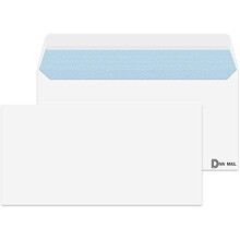DL White Mailing Envelopes Self Seal for Posting mailing Home Office and Ecommerce (100)