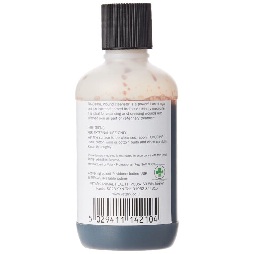 Vetark Tamodine Wound Dressing 100ml 1