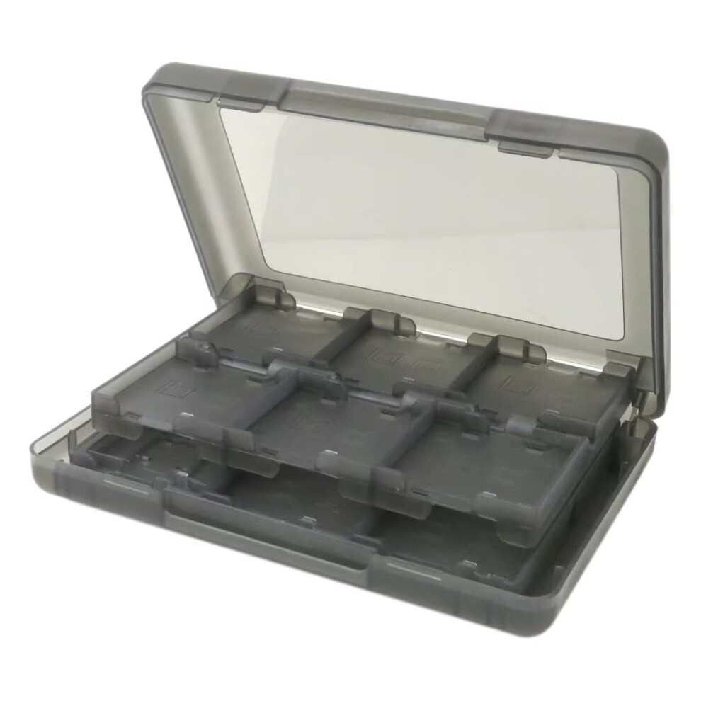 24In1 Smoky Game Card Holder With Stylus And Sd Card Slots For Nintendo 3Ds And Switch Grey 9044945426090