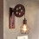 Aplique de pared industrial vintage con casquillo E27. 8