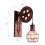 Aplique de pared industrial vintage con casquillo E27. 2