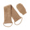 Natural Sisal Exfoliating Back Scrubber with Dual Pull Ring, Deep Cleaning Bath Towel 2 Pack 1