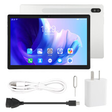 Tablet mit zwei Lautsprechern, 10,1-Zoll-Display, Octa-Core-Prozessor, langer Akkulaufzeit, wasserdichter Halterung, Display aus gehärtetem Glas und