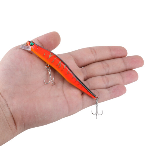 Πλωτό Crankbait με δελεαστική δράση και μεταφορά βάρους βολφραμίου για Bass Pike Walleye, 2