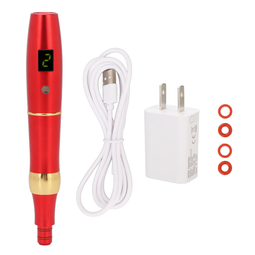Whisper Quiet Lightweight Permanent Makeup Machine With Adjustable Needle Length Multi Functions Tattooing LCD Screen Display For Professional Artists