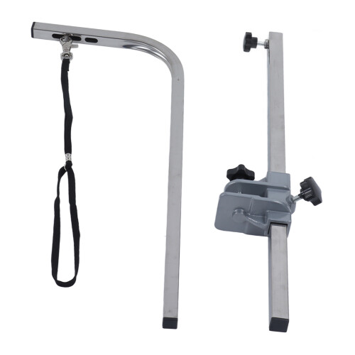 Comfortable Handle Dog Grooming Arm With Reliable Durable Construction Shock Absorbing System Foldable Frame For Easy Carry And Use 2