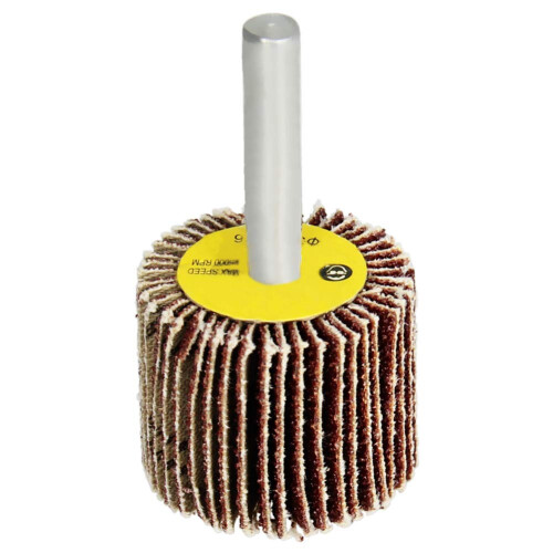 Utoolmart 80 Grits Flap Wheels, Abrasive Wheel 30mm Sanding Wheel for Drill, Polishing, Grinding, Deburring 5pcs 1