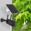 5W Solar Panel for Security Camera, Solar Panel for DC 5V Outdoor Rechargeable Battery Camera, Solar Panels with Micro USB and USB-C Port, Adjustable 6