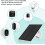 5W Solar Panel for Security Camera, Solar Panel for DC 5V Outdoor Rechargeable Battery Camera, Solar Panels with Micro USB and USB-C Port, Adjustable 3