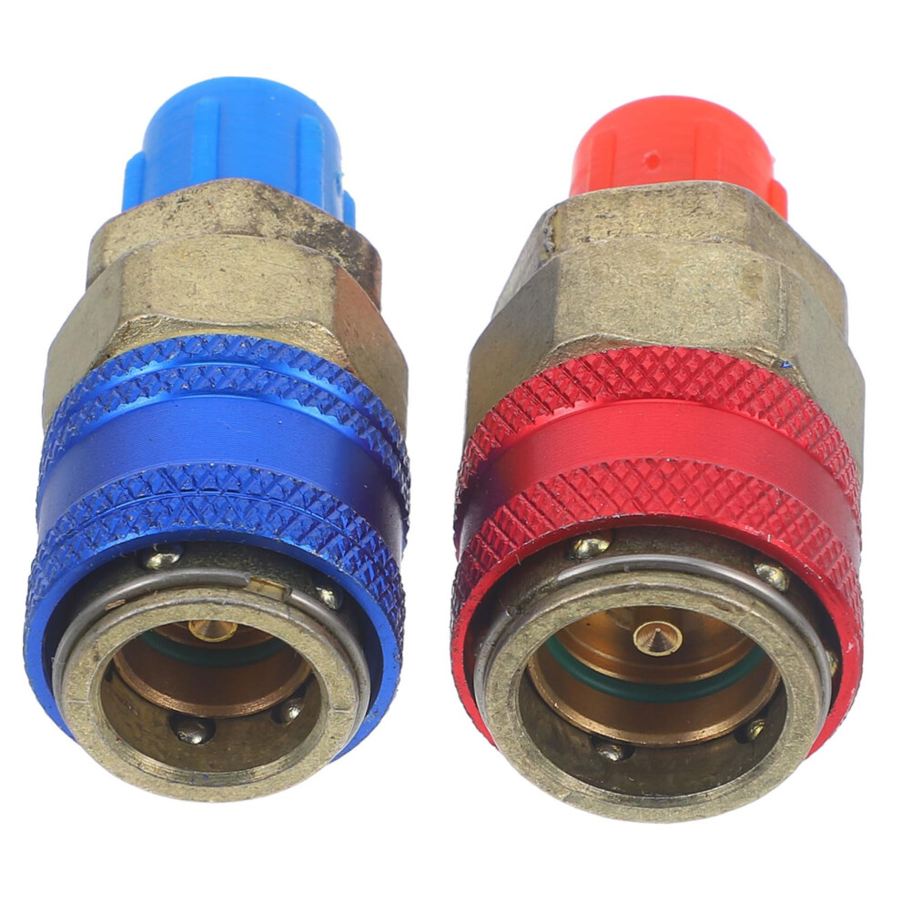 Copper Ac Quick Coupler Air Conditioning Hose Adapter Fitting For Car, Durable Copper Connector 9455672907989