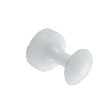White Brass Wall Hook with Screws for Coats Hats Towels Bathroom Kitchen Bedroom 2.7x3.8cm