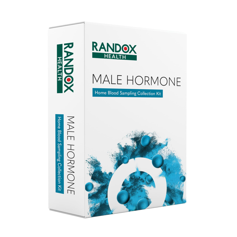 Randox Health Men's Hormone Test | | Testosterone Test | Hormone Testing Kit For | Testosterone, Shbg, Oestradiol, Prolactin | Personalised Report