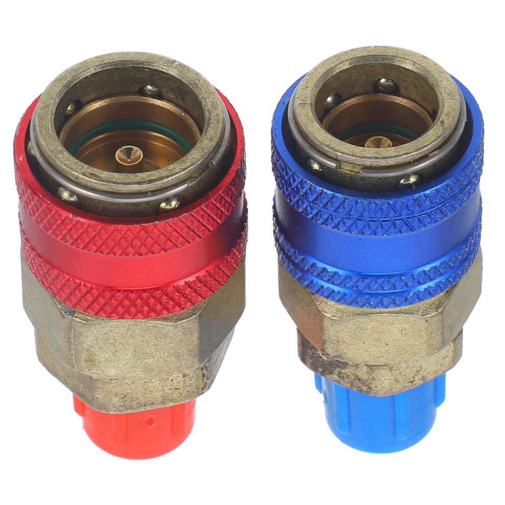 Ac Quick Connect Coupler Copper Adapter Fittings For Car, And Low Pressure Leakproof 9455672909044