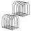 Hat Organizer and Beanie Holder, 2 Pack Metal Tabletop Rack with SpaceSaving Vertical Storage 1