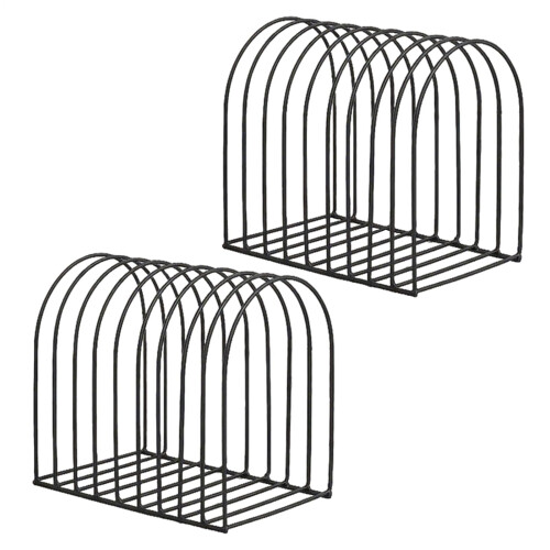 Hat Organizer and Beanie Holder, 2 Pack Metal Tabletop Rack with SpaceSaving Vertical Storage