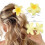 Agrafe de par cu flori pachet de 4 White/Orange/Yellow/Blue 6