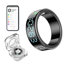 Smart Ring Fitness Tracker with Heart Rate and SpO2 Monitor, Gesture Control, IP68 Waterproof, for iOS and Android, Black 13
