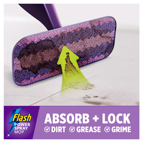 Flash Flash Power Spray Mop Microfibre Cloth - Washable & Reuseable Microfibre Pad For 1
