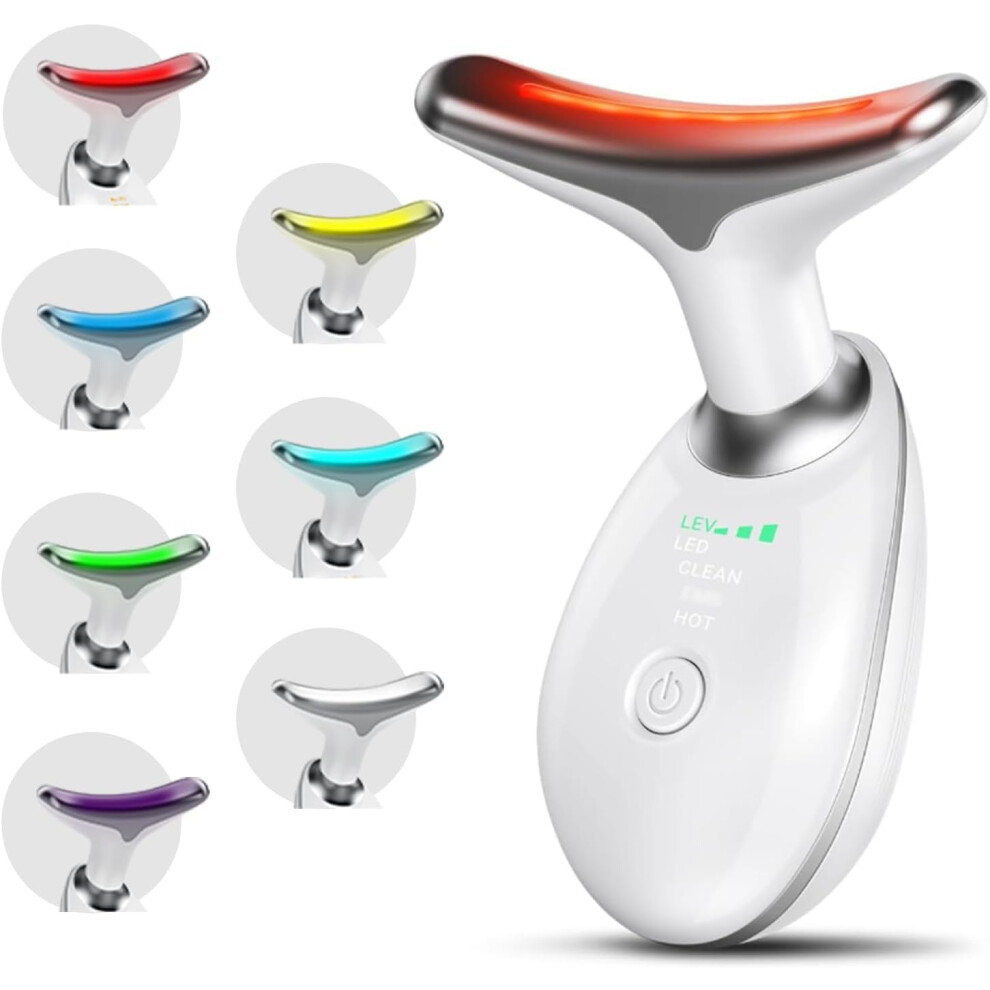 Facial Massager with Heat Therapy and Three Modes, Electric Face Massage Device for Skin Care