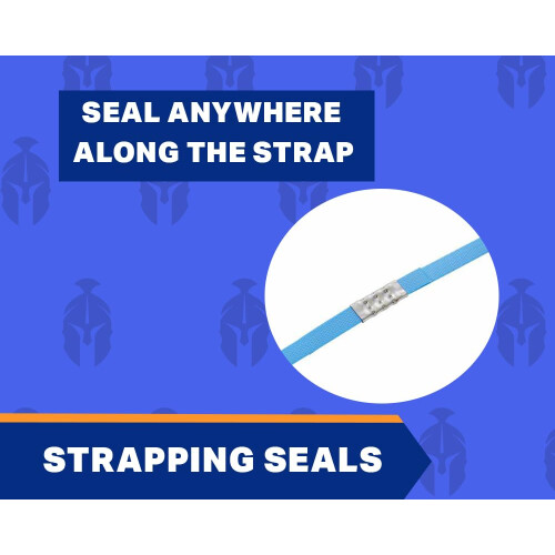 12mm Metal Semi Open Strapping Seals for Polypropylene Hand Strapping (2000) 2