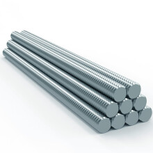 M12 x 1 Metre (100cm) Metric Threaded Rod 4.8 Zinc Steel Fully Threaded Bar Stud DIN 976 (Pack of 2) N00A