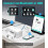ORGBRO Shipping Label Printer Z1 Plus 4x6 Bluetooth Thermal Label Printer for Small Business, Postage, Address, Support iOS, Android, PC, Compatible 2