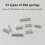 300 Pcs Compression Springs Assortment Kit, Springs Assorted Extension Spring, Stainless Steel Small Extended Compressed Spring Set, 23 Sizes Coil Sp 3
