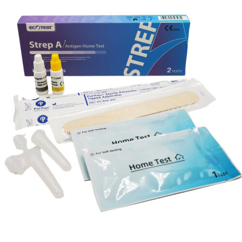 Sore Throat Strep A Rapid Self Test ~ Streptococcus Group A (2 Tests Included) 2