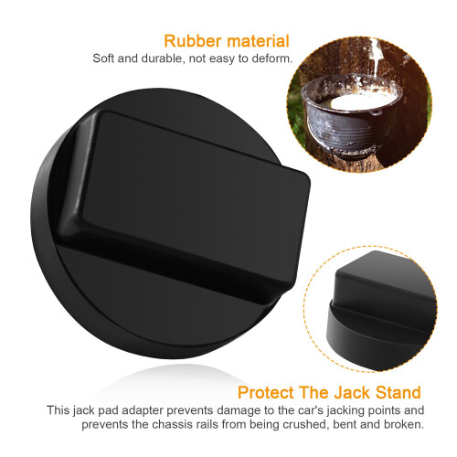 Lyeteung 4 PCS Car Jack Pad 60mm, Frame Rail Protector Jacking Pad, Compatible with BMW Series 2