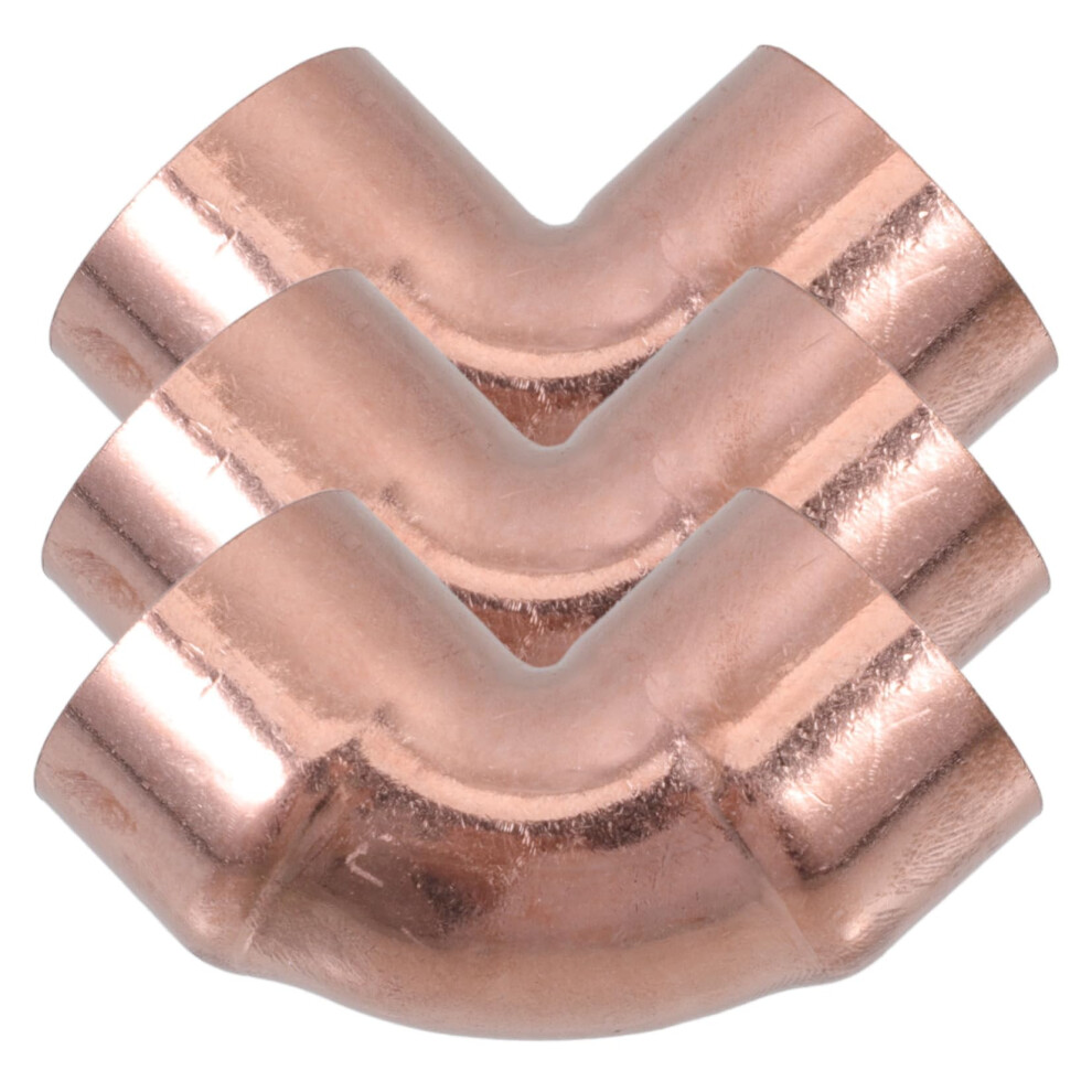 3Pcs Copper Elbow Fittings For Refrigeration And Air Conditioning, Leak Temp Connectors 9070919005718